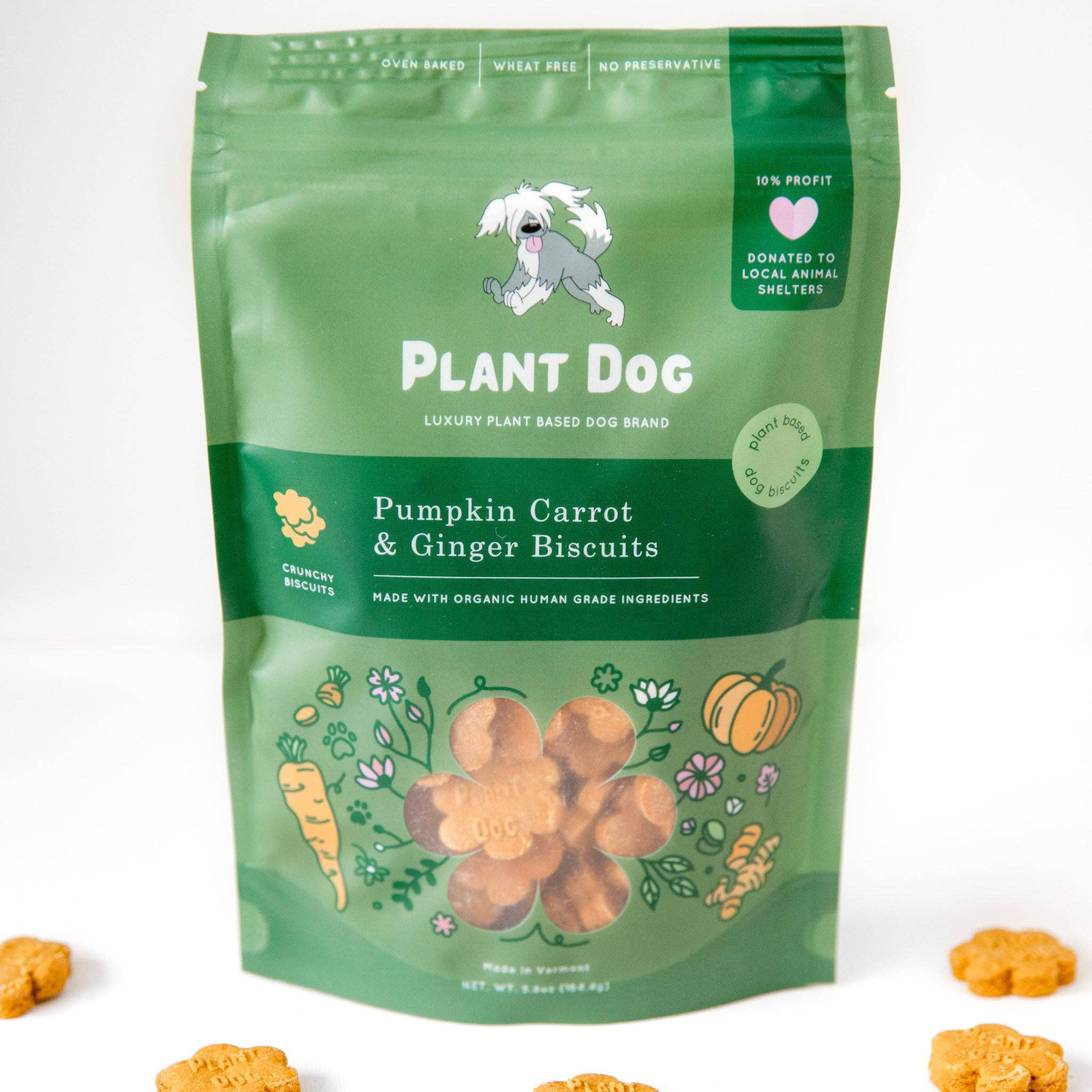 Pumpkin and Carrot Ginger Biscuit- Anti-Inflammatory - V Collective