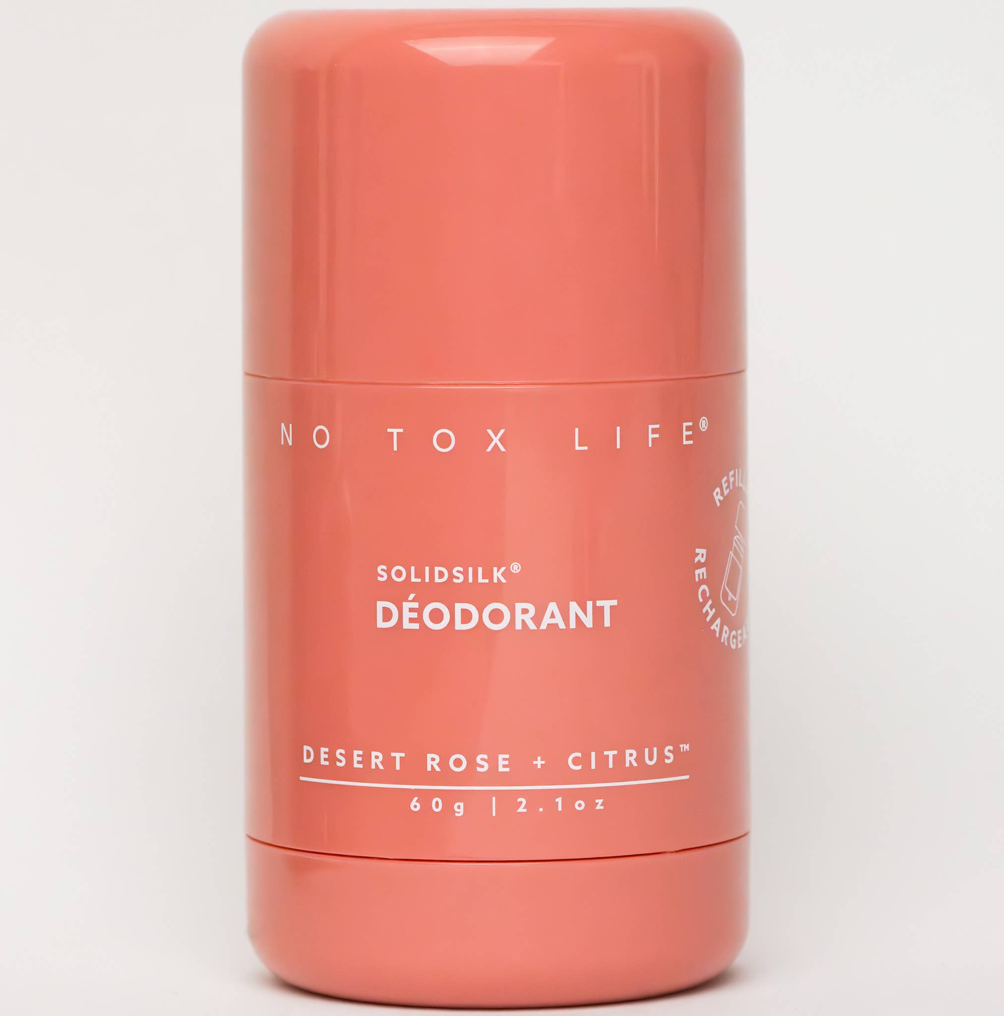 SOLIDSILK® Deodorant (Desert Rose & Citrus) Refillable TUBE - No Tox Life - V Collective