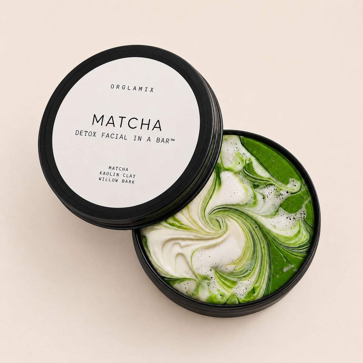Matcha Detox Facial in a Bar