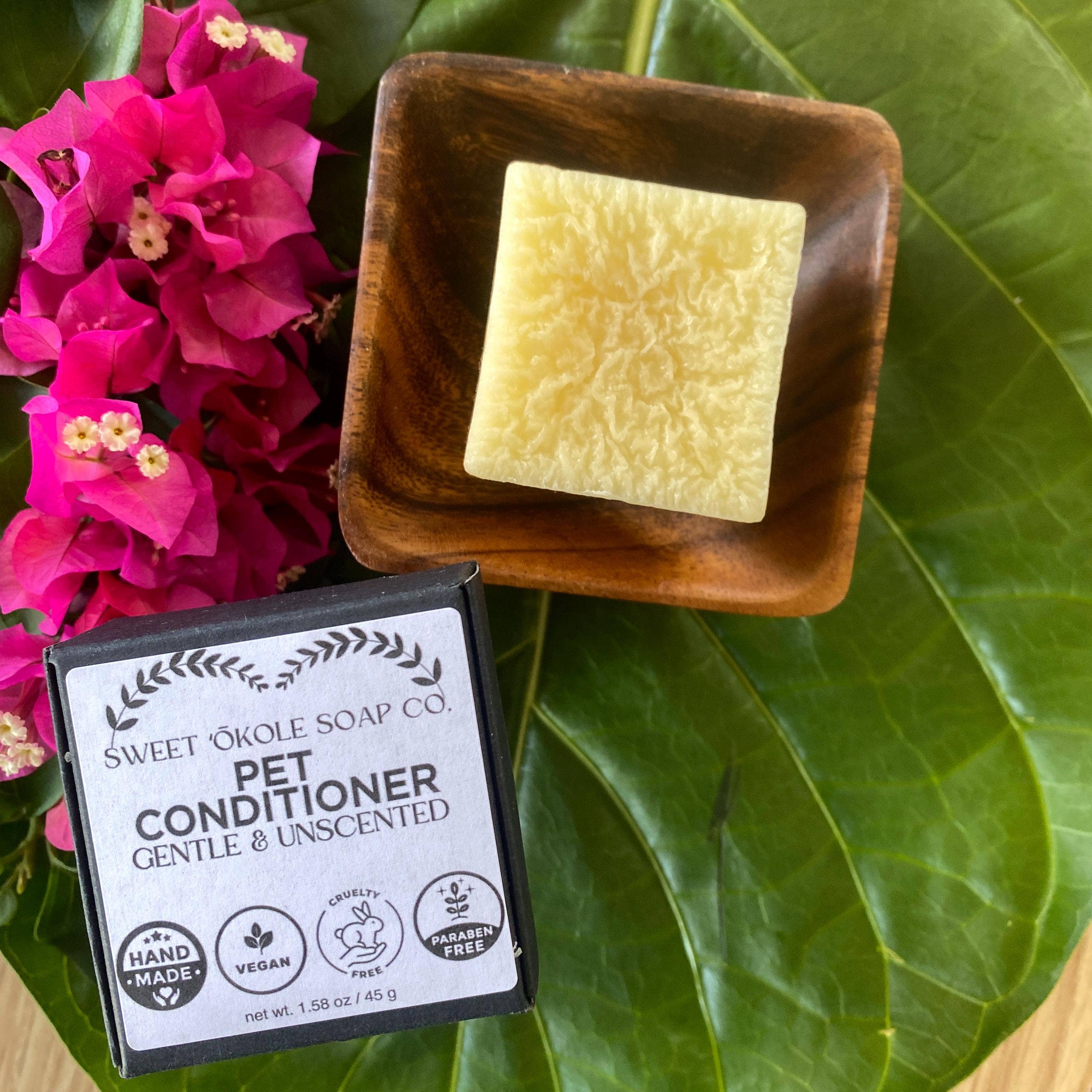 Eco-Friendly Unscented Pet Conditioner Bar with Argan Oil - V Collective