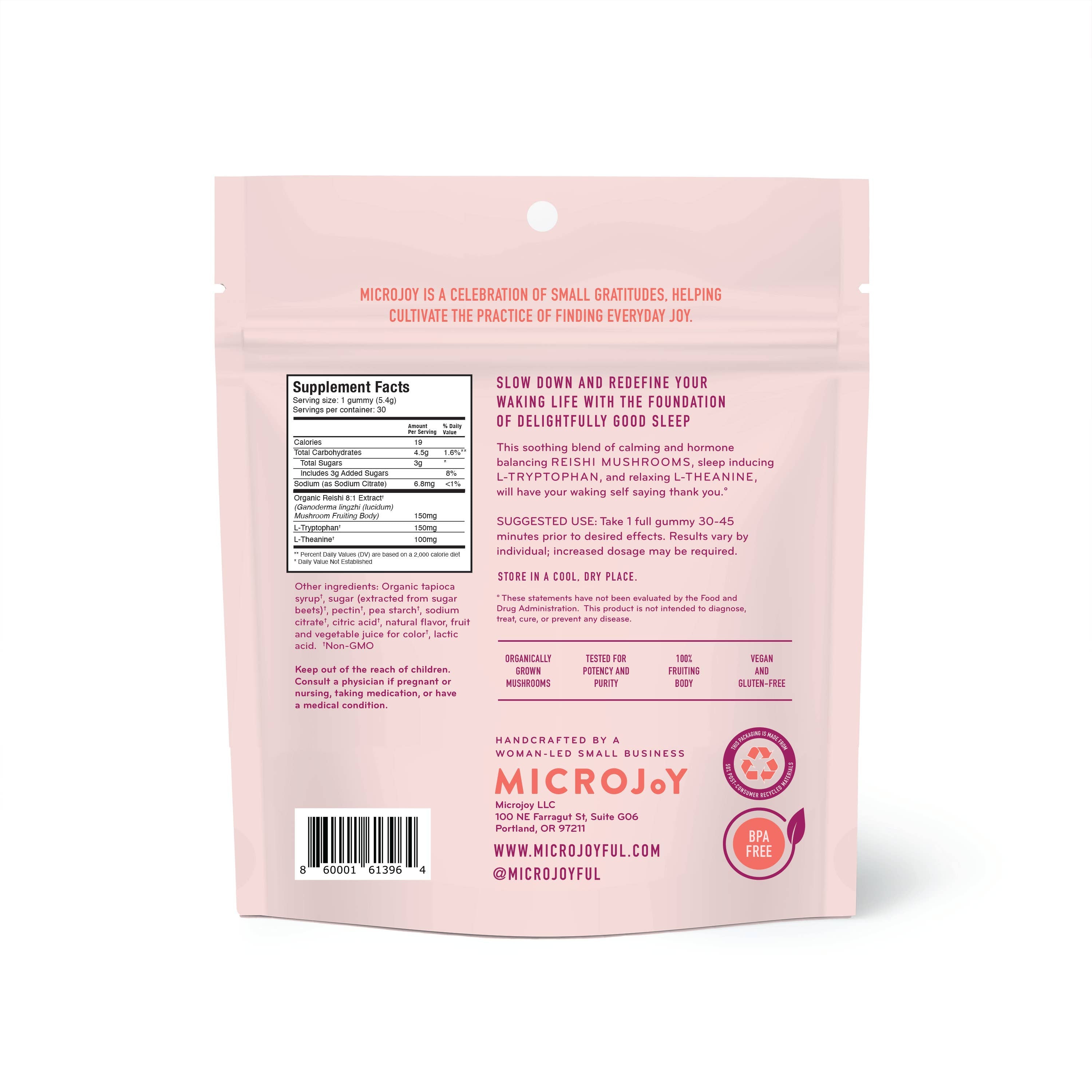 Hibernate Mushroom Gummies (30) / Vegan Supplement / Sleep - V Collective
