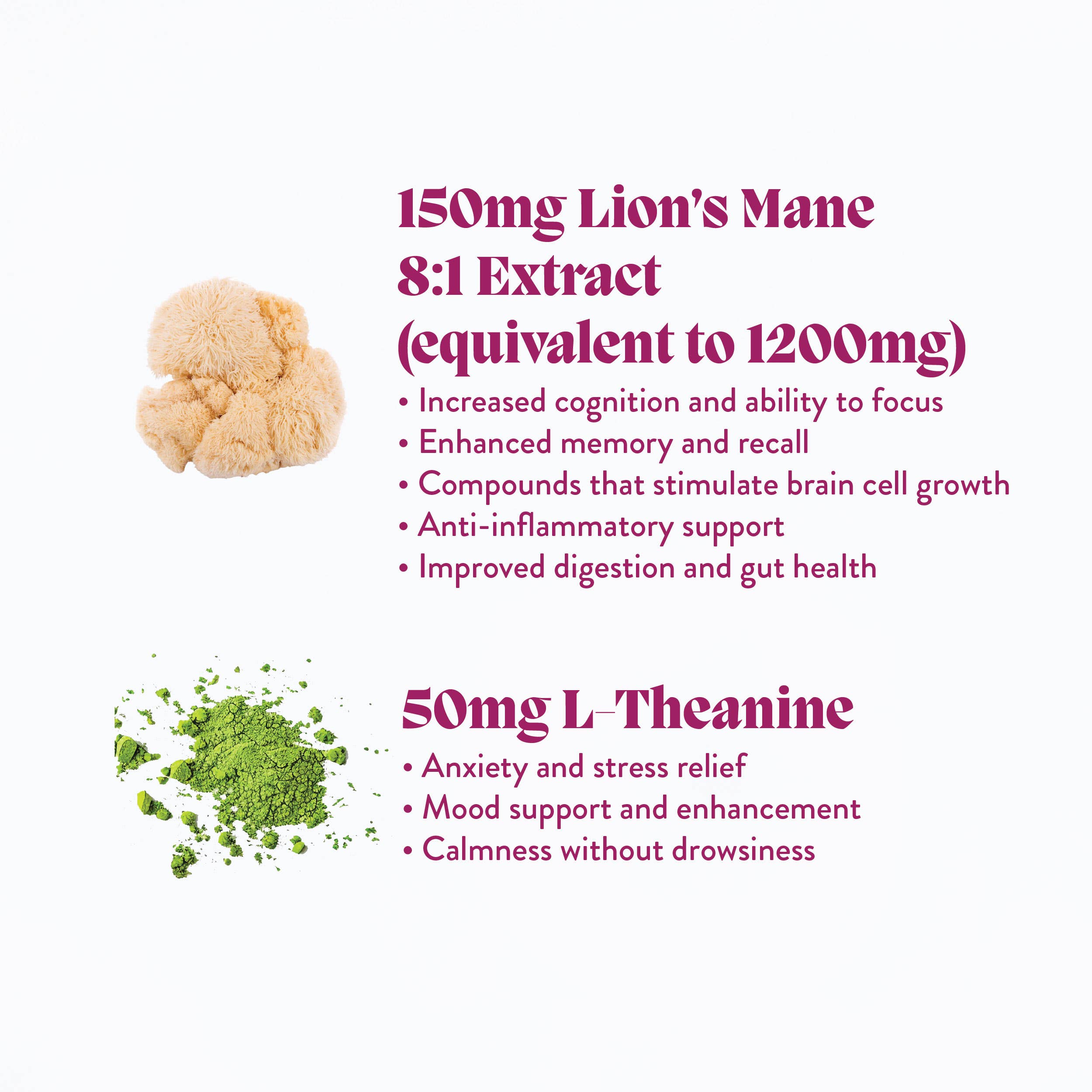Concentrate Mushroom Gummies (30) / Vegan Supplement / Focus - V Collective
